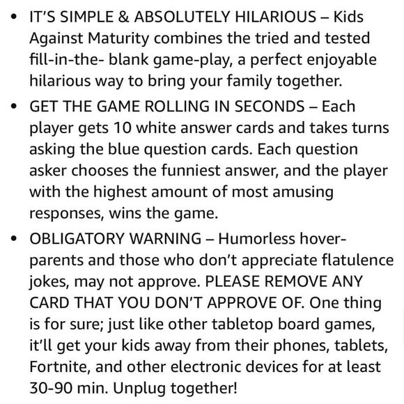 NEW Kids Against Maturity Party Sealed box NEW Fam Game Night "Apples to Apples" - Picture 13 of 14